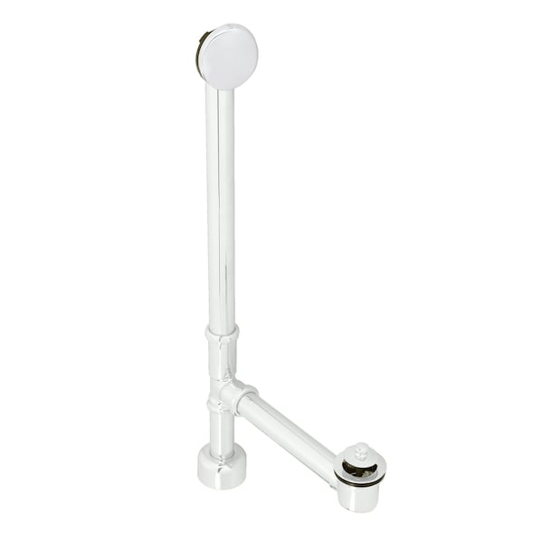 Westbrass 22" All Exposed Pull & Drain in Powdercoated White D3265HK-50 - main